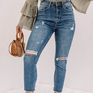 Risen skinny boyfriend jeans